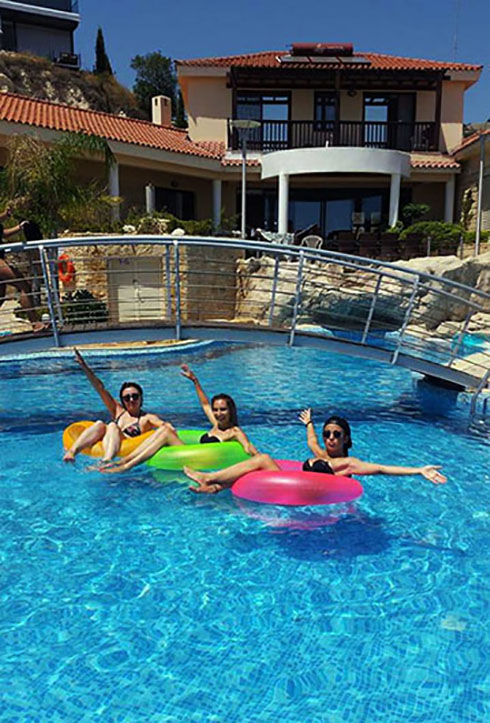 pool party at Panorama Villa  bachellor